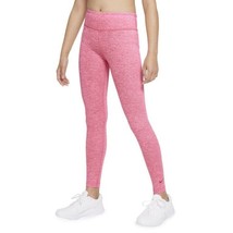 Nike Kids Girls One Luxe Dri-FIT Leggings DD7637-603 Heather Pink Size XS XSmall - £31.97 GBP