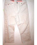 New Womens 12 NYDJ Khaki Jeans Work Casual Pants Crop Sand Lift Tummy Tu... - £54.65 GBP