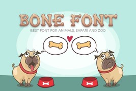 Bone Font | Cartoon Bones | Bones Font | Bone Letters | Bone Lettering |... - $10.00