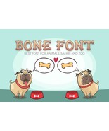 Bone Font | Cartoon Bones | Bones Font | Bone Letters | Bone Lettering |... - $13.67 CAD