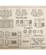 McGill University Machine Threads 1965 Mechanical Drawing Print DWEE12 - $557.00 MXN