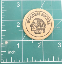 Vintage Wooden Nickel Token 1.5in 20th Coin Show Feb 1986 Daytona Hilton... - $9.00