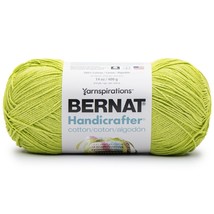 Bernat Handicrafter Cotton Yarn - Solids-Hot Green - £18.96 GBP