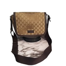 Gucci Guccissima Unisex Canvas Messenger Shoulder Bag Authentic  (Flawed) - £159.04 GBP