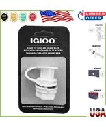 Premium Replacement Cooler Drain Plug with Tethered Cap - White Plastic - $22.57 CAD