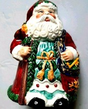 Santa Claus Salt Shaker Christmas 4&quot; NO Pepper 2002 Holiday CBK Ltd. - $10.39