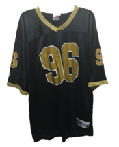 Missouri Tigers #96 Mizzou NCAA Vintage 90s MU Black Big 12 Football Jersey XL - $32.86