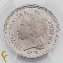 1879 Proof Three Cent Nickel 3CN PCGS Graded PR66 - £527.73 GBP