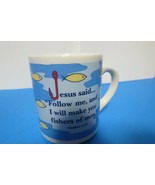 Abbey Press Coffee Mug Matthew 4:19 Follow Me And I Will Make You Fisher... - £11.68 GBP