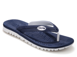 Men&#39;s Blue &amp; White Flip Flops Slippers Flat Sandals Beach Summer Shoes  - $6.89