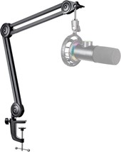 FIFINE Microphone Arm Stand-Heavy Duty Boom Arm, Suspension Scissor Adjustable - £40.84 GBP