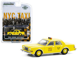 1984 Dodge Diplomat Yellow NYC Taxi New York City Hobby Exclusive 1/64 Diecast C - £14.75 GBP