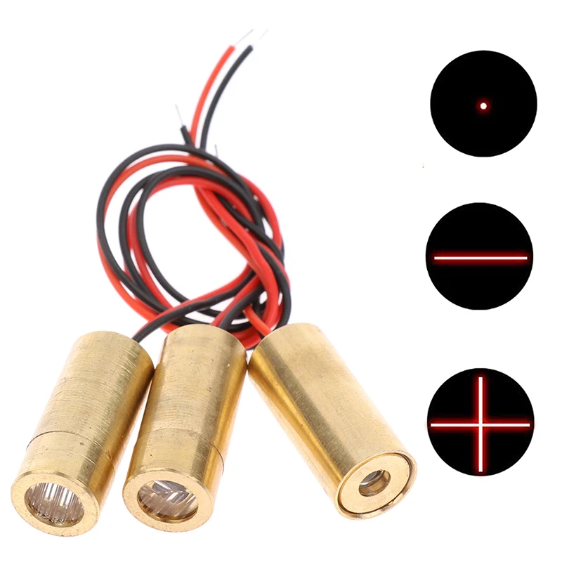 Sporting A head 650nm 9mm 3V 50mW A Cross Diode Module Red Copper Head  5MW - £23.90 GBP