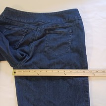 Westbound Regular Women Blue High Rise Denim Straight Leg Jeans Measured Size 17 image 6