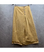 VTG E Clair Designs Austin Texas Western Skirt Yellow Cotton - $18.00