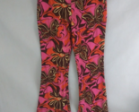 No Boundaries Women&#39;s Bright Colorful Floral Legging Wide Leg Pants Size XL - $11.63