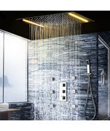 Cascada Recessed Thermostatic 14 x 20 Inch LED Shower system with 3 Way Mixer, R - £1,094.68 GBP - £1,530.99 GBP