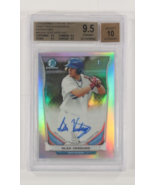 2014 Bowman Chrome Draft Autograph Alex Verdugo Refractors BGS 9.5 Gem #... - $295.29 CAD
