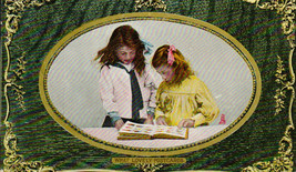 Beautiful TUCK Postcard Happy Childhood Series Titled What Lovely Postcards - $19.75