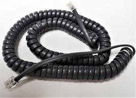 Cisco Handset Black Curly Cord 12 Ft Uncoiled / 2 Ft Coiled - $6.85