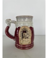 Minnesota 2003 Renaissance Festival Limit Burgundy Pottery Beer Mug Barware - $298.40 MXN