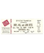 2004 DARYL HALL and JOHN OATES Full Concert Ticket 2/15/04 - $102.95 CAD