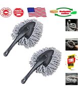 2 Microfiber Car Duster Brushes - Lightweight &amp; Efficient for On-the-Go ... - $315.07 MXN