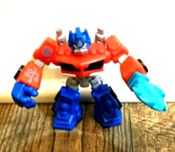 Transformers Rescue Bots 3.5&quot; Optimus Prime Action Figure Playskool Cake Topper - $3.49