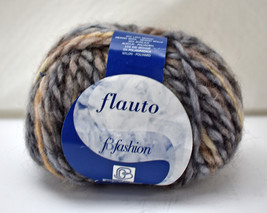 Bertagna Filati Flauto Merino Wool Mohair Yarn - 1 Skein Brown Grey Italy - £7.06 GBP