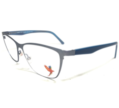 Maui Jim Brille Rahmen MJO2104-86M Matt Blau Cat Eye Voll Felge 53-15-135 - £30.18 GBP