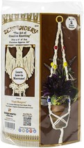 Design Works/Zenbroidery Macrame Wall Hanging Kit 33&quot; Long-Plant Hangers - $17.99