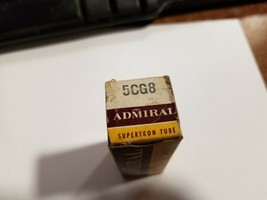 NOS vintage electron Admiral GE radio amplifier vacuum tube - 5CG8 - $3.95