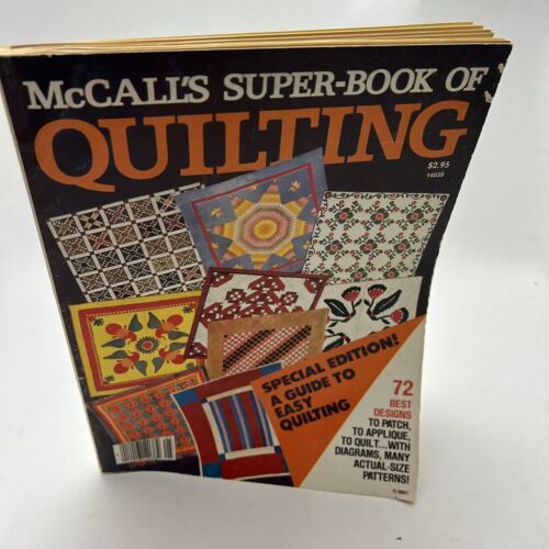 McCall's Super-Book of Quilting (McCall's Needlework & Crafts) Pamphlet - £7.22 GBP