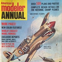 American Modeler Annual 1963 Vintage Magazine R/C Curtiss P-40F WWII Air... - $4.94