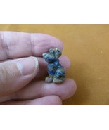 (Y-DOG-LA-512) 1&quot; Blue sodalite Labrador lab Dog carving FIGURINE stone ... - $11.74 CAD