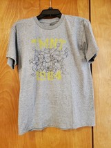Teenage Mutant Ninja Turtles Youth  Size XL Gray Short Sleeve T-Shirt Time 1984 - £7.96 GBP