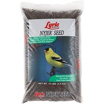 Lyric Nyjer Seed Wild Bird Seed Finch Food Bird Seed, 10 lb. Bag - $753.01 MXN
