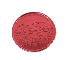 Vintage Red Meta Coca-Cola Centennial Celebration Medallion Coin May 7010, 1986 - $18.74