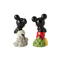 Disney Mickey Mouse Salt Pepper Shakers 90th Anniversary Collectible Ceramic image 2