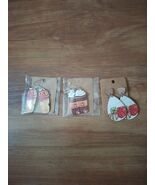 Lot - Pumpkin &amp; Pumpkin Spice Latte Earrings Autumn Harvest Fall Thanksg... - €14,17 EUR