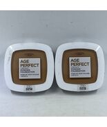 Loreal Age Perfect Creamy Powder Foundation 330 Golden Bun New Sealed Lo... - $383.70 MXN