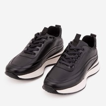 The Modena Black Leather Men Sneaker image 3