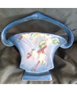 Old American Roseville Art Pottery Snowberry Handled Basket Vase 1BK-7 V... - $1,794.47 MXN