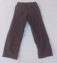 Cherokee Size 5 Girls Corduroy Pants Adjustable Waist Brown 20x18 - $5.92