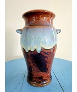 Handmade Unique Dripping Glaze Ceramic Pottery Vase - $279.21 MXN