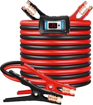 Noone Heavy Duty Jumper Cables - 4 Gauge 16 Ft 600Amp Automotive, 4Awg X 16Ft - £27.60 GBP