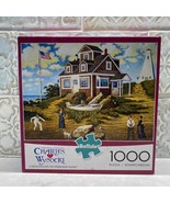 Charles Wysocki A Delightful Day on Sparkhawk Island 1000 Piece Puzzle - £12.89 GBP