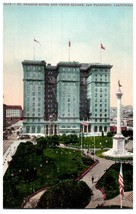 No. 1674 Hotel St. Frances &amp; Union Square San Francisco, CA Mitchell Postcard - £9.90 GBP