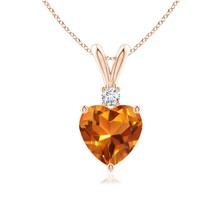 Authenticity Guarantee

ANGARA 1.14 Ct Heart-Shaped Citrine V-Bale Pendant wi... - $826.32