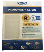 6pk Veva Premium HEPA Filters/Air Purifiers Compatible With HPA100 HPA20... - $746.19 MXN
